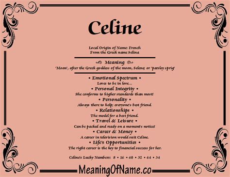 celine namensbedeutung|origin of celine name.